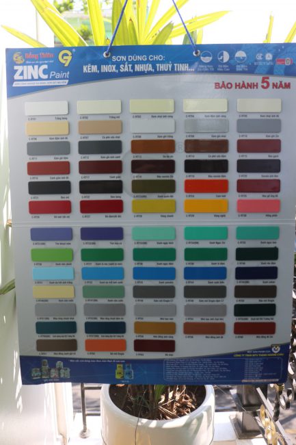 Sơn sắt mạ kẽm